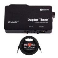 Adorama Jk Audio Daptor Three Bluetooth Wireless Audio Interface W/20 8mm XLR Mic Cable DAP3 A