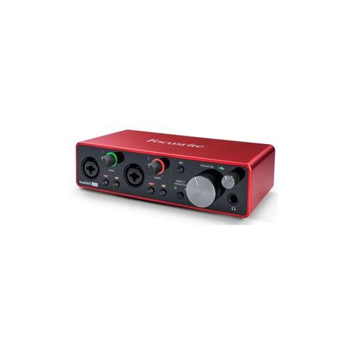  Adorama Focusrite Scarlett 2i2 2x2 USB Audio Interface (3rd Generation) SCARLETT-212-3G