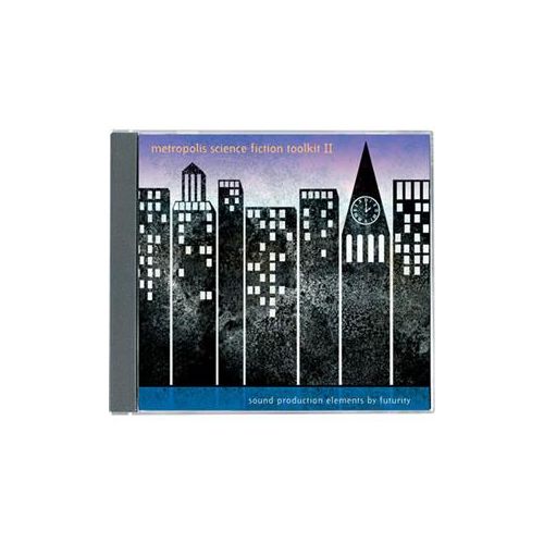  Adorama Sound Ideas Metropolis Science Fiction Toolkit 2 Sound Effects Library Audio CD SI-METROPOLIS2