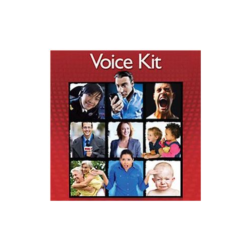  Adorama Sound Ideas Voice Kit Sound Effects DVDs, 3 DVD ROMs SI-VOICEKIT