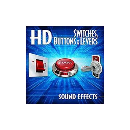  Adorama Sound Ideas 191 High Definition Switches, Buttons & Levers Sound Effects Library SI-G-SWITCHB