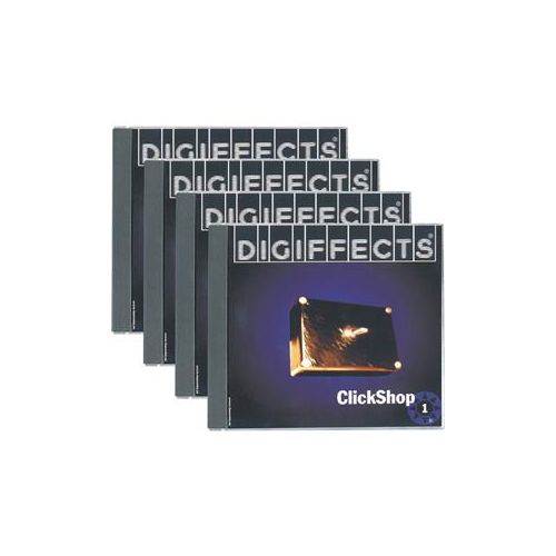  Adorama Sound Ideas Digiffects ClickShop Sound Effects Library Series K Audio CD, 4 CDs SI-DIGI-K-CLIK