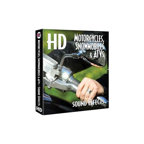  Adorama Sound Ideas HD-Motorcycles, Snowmobiles & ATVs Sound Effects Library on HD - Mac SI-G-MOTOR