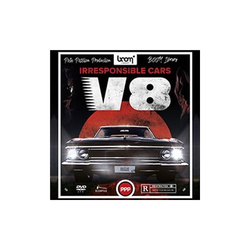  Adorama Sound Ideas Cars V8 Sound Effects Library by Boom, Download Only CARV8-BM-2496DN