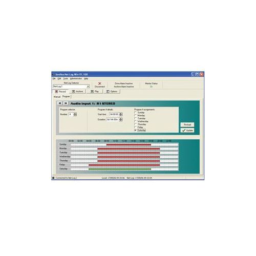  Adorama Sonifex Net-Log-Win Windows Software-2 Stream License for Net-Log Audio Logger NET-LOG-WIN01