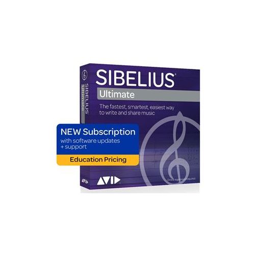  Adorama Sibelius Ultimate 1 Year Subscription, Education Pricing, Boxed 9935-72432-00