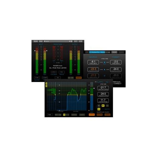  Adorama NuGen Audio Loudness Toolkit 2 DSP, DAW Loudness Compliant Delivery Software 11-33198