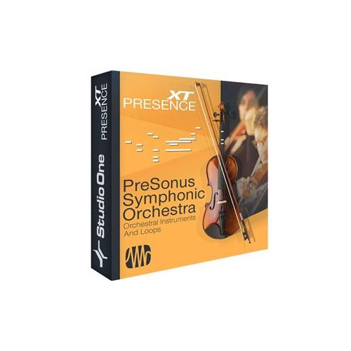  Adorama PreSonus Symphonic Orchestra Instrument Library, Studio One Musicloops, Download PRESONUS SYMPHONIC ORCH