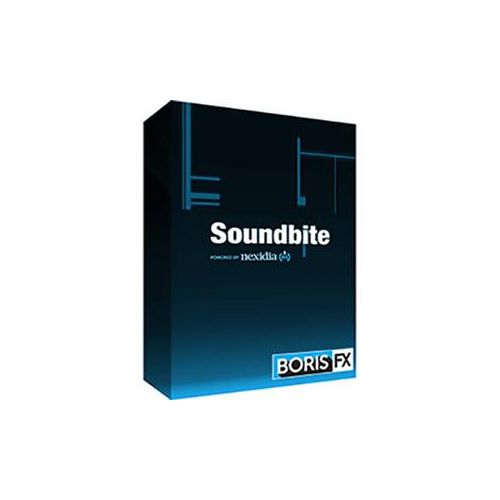  Adorama Boris FX Soundbite Software for Mac, Electronic Download BSBENGNA200