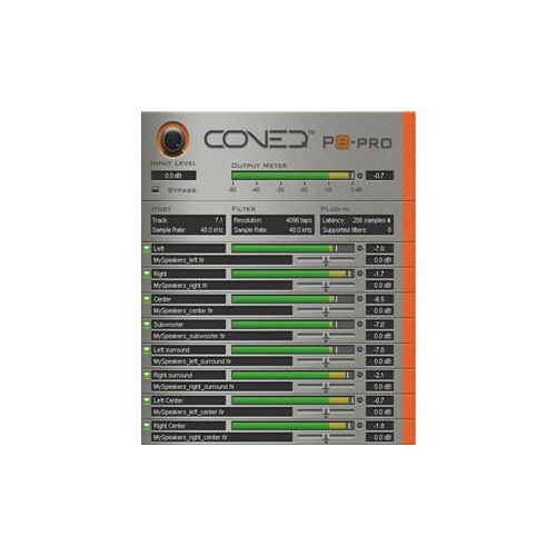  Adorama CONEQ 8 Channel Room Correction EQ Plug-in, AAX Format, 4096 Taps CONEQ P8AXX