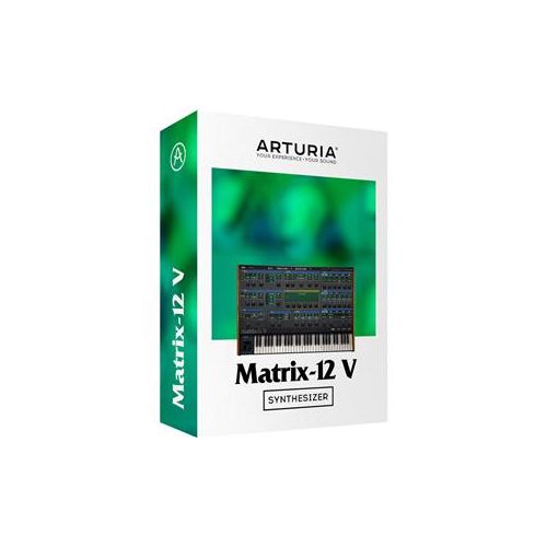  Adorama Arturia Matrix 12 V Multitimbral Virtual Synthesizer Plug-In, Download 210516