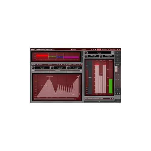  Adorama MeldaProduction MMultiBandWaveShaper Custom Shapes Distortion Plug-In, Download 11-30146