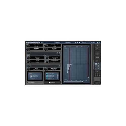  Adorama MeldaProduction MDrumEnhancer Drum Track Mapping Software Plug-In, Download 11-30246