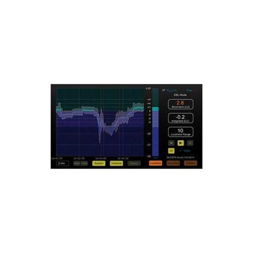  Adorama NUGEN Audio VisLM-H Loudness Metering Upgrade from VisLM-C Plug-In, Download 11-33116
