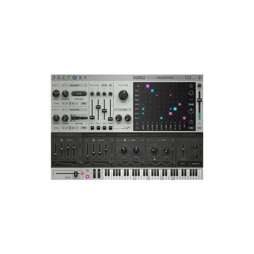  Adorama Sugar Bytes Factory Liquid Modular Synthesizer-Virtual Instrument, Download 11-33192