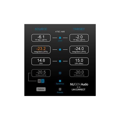  Adorama NUGEN Audio LM-Correct to LM-Correct2 Upgrade Software, Electronic Download 11-33173