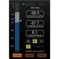 Adorama NUGEN Audio VisLM-C2 Loudness Metering Tool, Electronic Download 11-33054