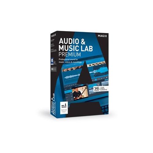  Adorama Magix Audio & Music Lab Premium Software, 100+ Volume License, Download ANR005911ESDL2