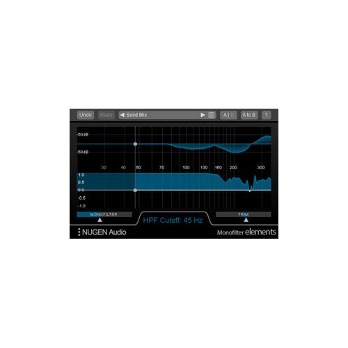  Adorama NUGEN Audio Monofilter Elements Bass Management Plug-In, Electronic Download 11-33155