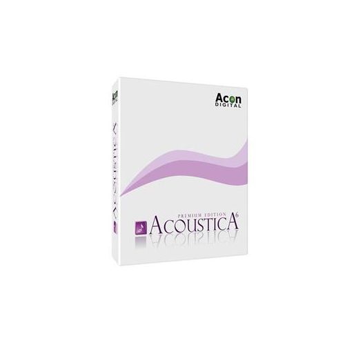  Adorama Acon Digital Acoustica Premium Edition 6 8-ch Audio Editor Software, Download 11-30203