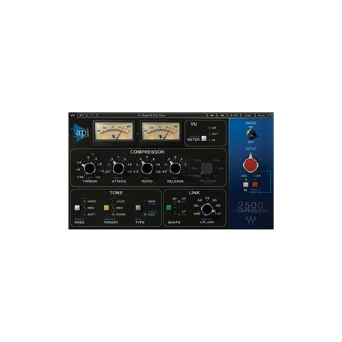  Adorama Waves API 2500 Vintage Compressor Plug-In, Download API2500TDM