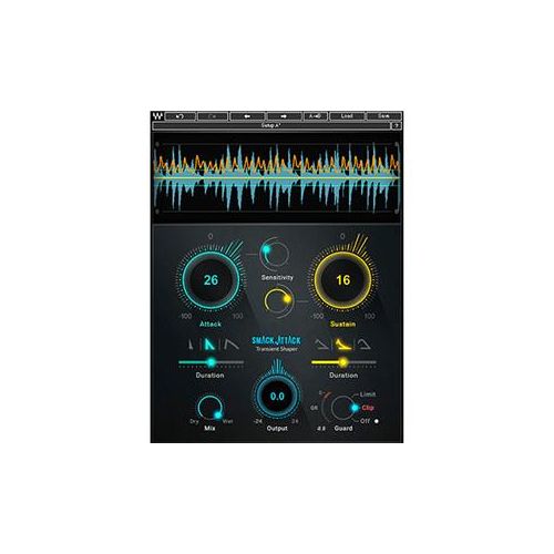  Adorama Waves Smack Attack Transient Shaper Plug-In, Native/SoundGrid, Download SMATCK