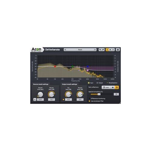  Adorama Acon Digital DeVerberate 2 Reverb Reduction Plug-in, Electronic Download 1035-987