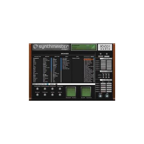  Adorama KV331 Audio SynthMaster Player Preset Software Synthesizer, Electronic Download 11-33122