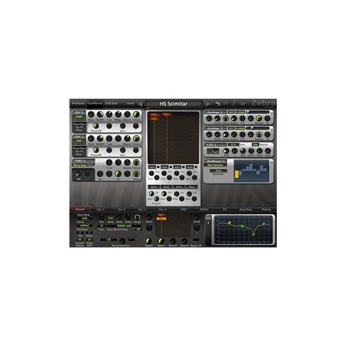  Adorama u-He Software Zebra2 Wireless Modular Synthesizer Software Plug-In, Download 10-12077