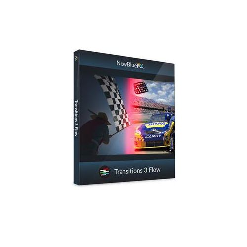  Adorama NewBlueFX Transitions 5 Flow Software Plug-In, Electronic Download TRA5FL