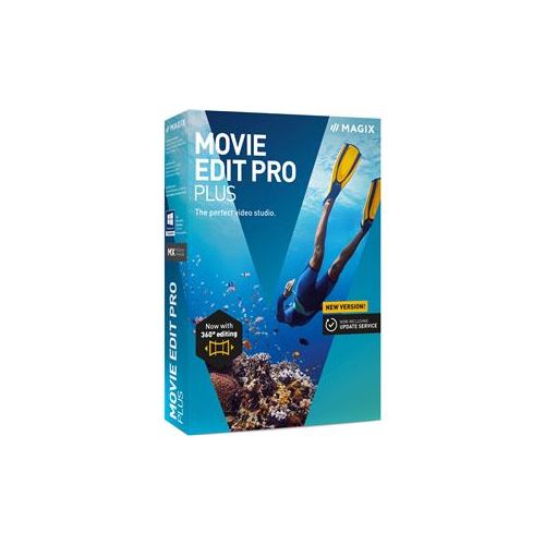  Adorama Magix Movie Edit Pro Plus 2019 Software, Electronic Download ANR008575ESD