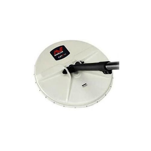  Adorama Minelab 14 Coil and Skidplate for the GPZ 7000 Metal Detector, White 3011-0278