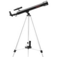 Adorama Tasco Novice 50x600mm f/12 AZ Refractor Telescope with Adjustable Tripod, Black 30050600
