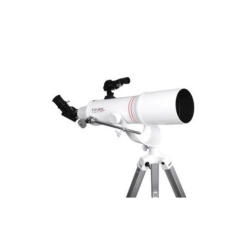  Adorama Explore Scientific FirstLight AR90mm White Tube Refractor Telescope FL-AR90500AZ