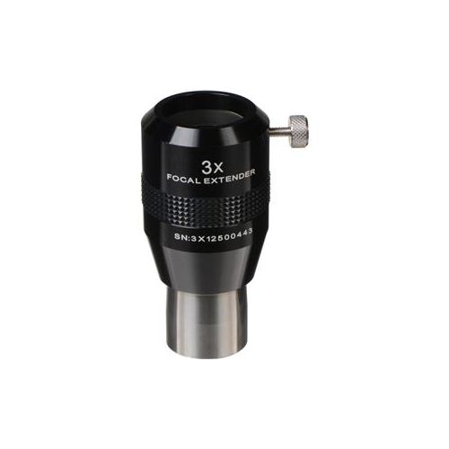  Adorama Explore Scientific 3x Barlow Focal Extender, 1.25 Barrel, 4 Elements FE03-125