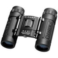 Adorama Barska 8x21 Compact Binocular, Blue Lens, BAK-7, Black CP11252
