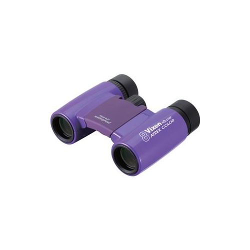  Adorama Vixen 8x21 Arena Roof Prism Binocular, 6.3 Degree Angle of View, Purple 13507