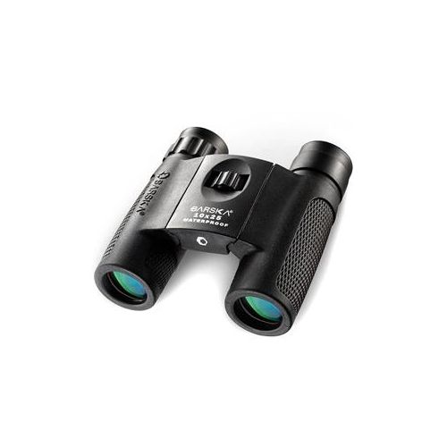  Adorama Barska 10x25 Blackhawk WP Roof Prism Binocular, 5.8 Degree Angle of View, Black AB11845