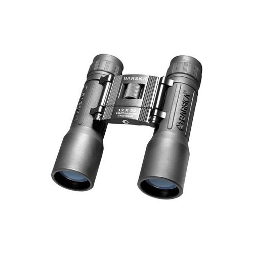  Adorama Barska 12x32 Lucid View Roof Prism Binocular, 4.5 Deg. Angle of View, Black AB10113