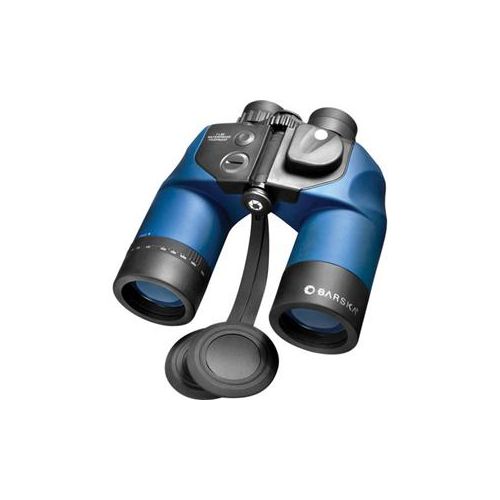  Adorama Barska 7x50 Deep Sea Porro Prism Binocular, 7.5 Deg AoV, Rangefinder / Compass AB10800