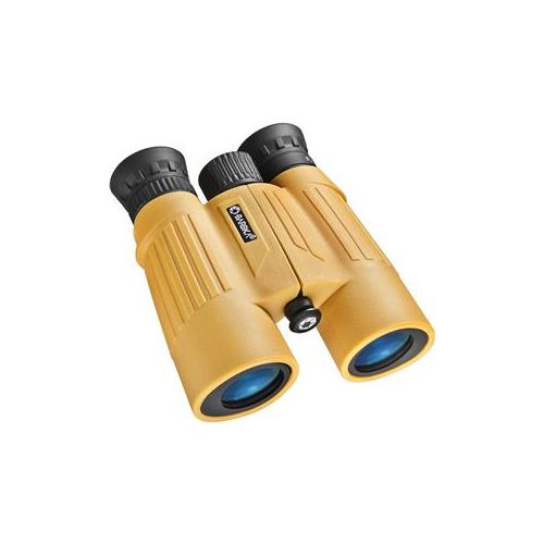  Adorama Barska 10x30 Floatmaster Floating Roof Prism Binocular, 5 Deg AoV, Yellow AB11092