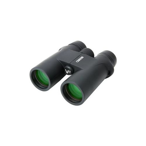  Adorama Carson 10x42 VP Series Roof Prism Binocular, 6.3 Degree Angle of View, Black VP-042