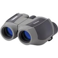 Adorama Carson 10x25 ScoutPlus Porro Prism Binocular, 6.5 Degree Angle of View, Silver JD-025