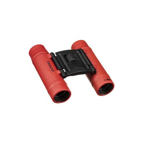  Adorama Tasco 10x25 Essentials Roof Prism Binocular, 5.5 Degree Angle of View, Red 168125R