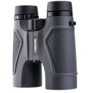 Adorama Carson 8x42mm 3D Roof Prism Binocular, 6.3 Degree Angle of View, Gray TD-842