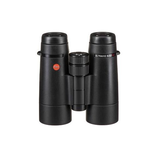  Adorama Leica 8x42 Ultravid HD Plus Roof Prism Binocular, 7.4 Deg Angle of View, Black 40093