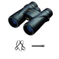 Adorama Nikon 10x42 Monarch 5 Binocular Bundle w/Free Binocular Harness & Maglite Mini 7577 K