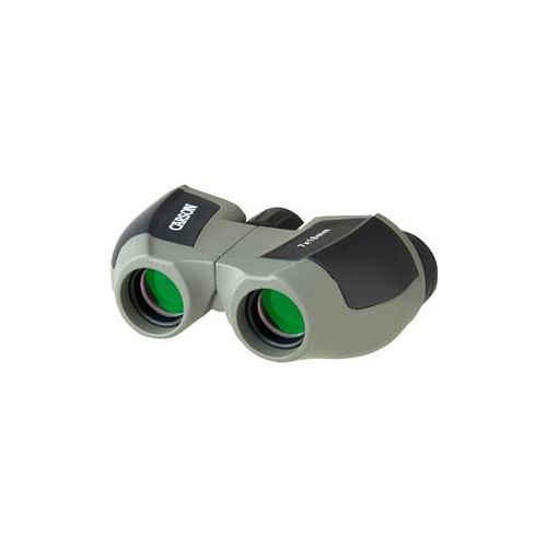  Adorama Carson 7x18 Mini Scout Porro Prism Binocular, 9.3 Degree Angle of View, Silver JD-718