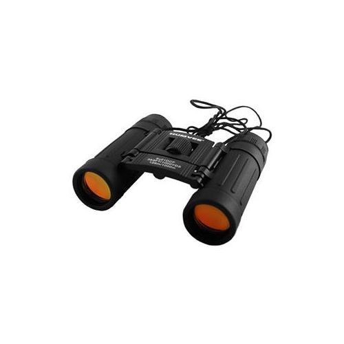  Adorama Humvee Gear 8x21 Rubber Coated Roof Prism Binocular, 6.8 Degree Angle of View HMV-B-8X21-BLK