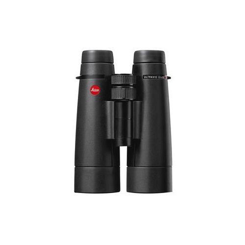  Adorama Leica 12x50 Ultravid HD-Plus Roof Prism Binocular, 5.7 Deg Angle of View, Black 40097